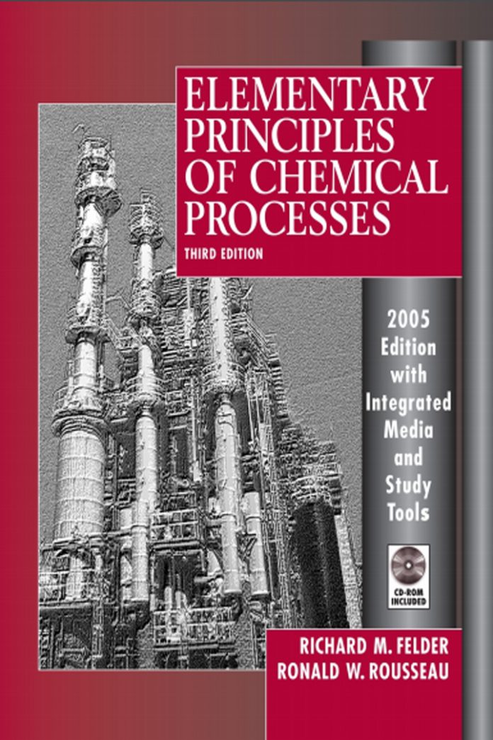 Elementary Principles Of Chemical Processes 3рд Edition Pdf Free Download