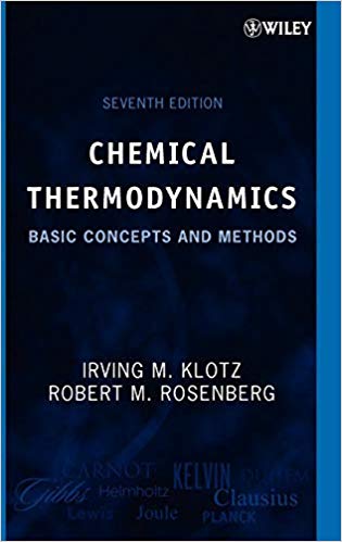 CHEMICAL THERMODYNAMICS Basic Concepts and Methods Seventh Edition Pdf