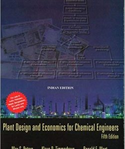 Plant Design and Economics for Chemical Engineers