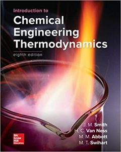 Introduction to Chemical Engineering Thermodynamics 8th edition