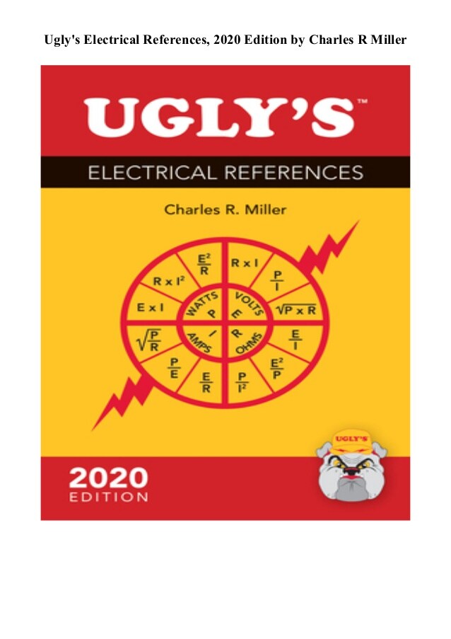 [eBook] Ugly’s Electrical References 2020 Edition PDF & Read Online