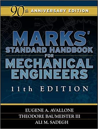 Marks' Standard Handbook for Mechanical Engineers 11th Edition PDF