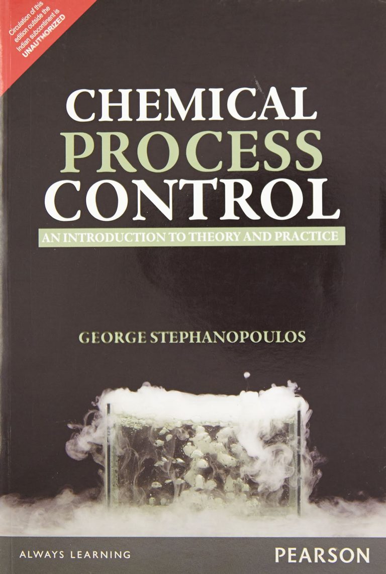 [eBook] Chemical Process Control PDF Stephanopoulos - Chemical PDF