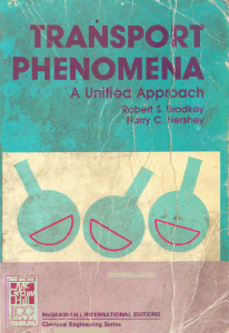 Transport Phenomena A Unified Approach PDF